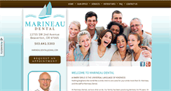 Desktop Screenshot of marineaudental.com